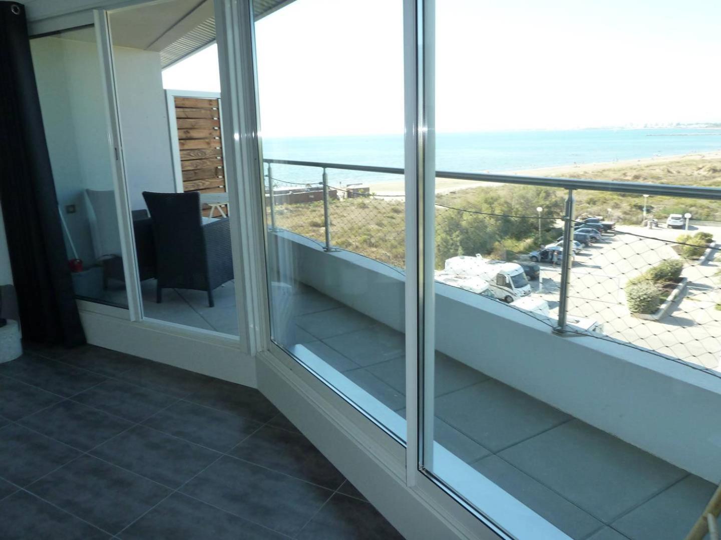 As14629 - P2 Mezzanine Avec Vue Mer Laterale, Dans Une Residence Sur Plage Avec Parking Prive Le Grau-du-Roi Exterior photo
